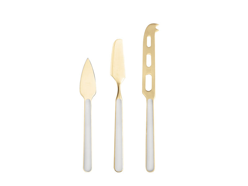 Cheese Knives 3Pc in Porcelain