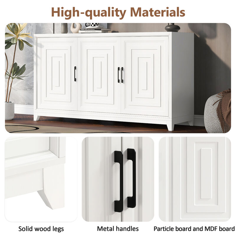 Merax Modern Entertainment Center Media Console Cabinet