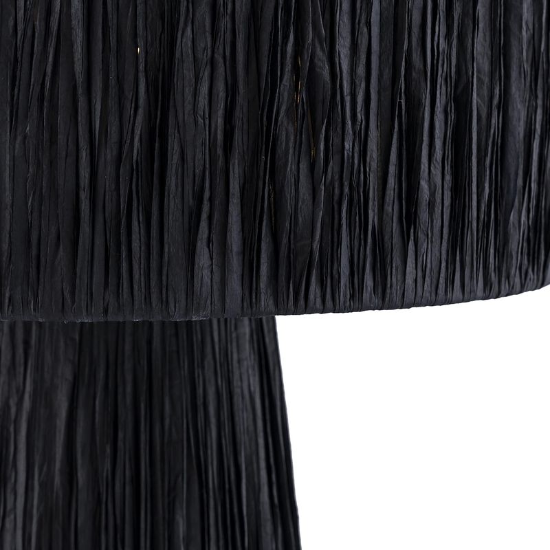 Shelby Raffia Black Table Lamp image number 3