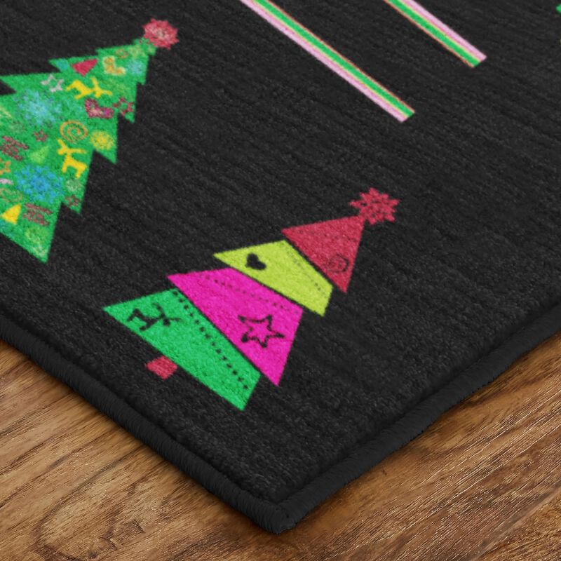 Prismatic Merry Trees Bath and Kitchen Mat Collection image number 2