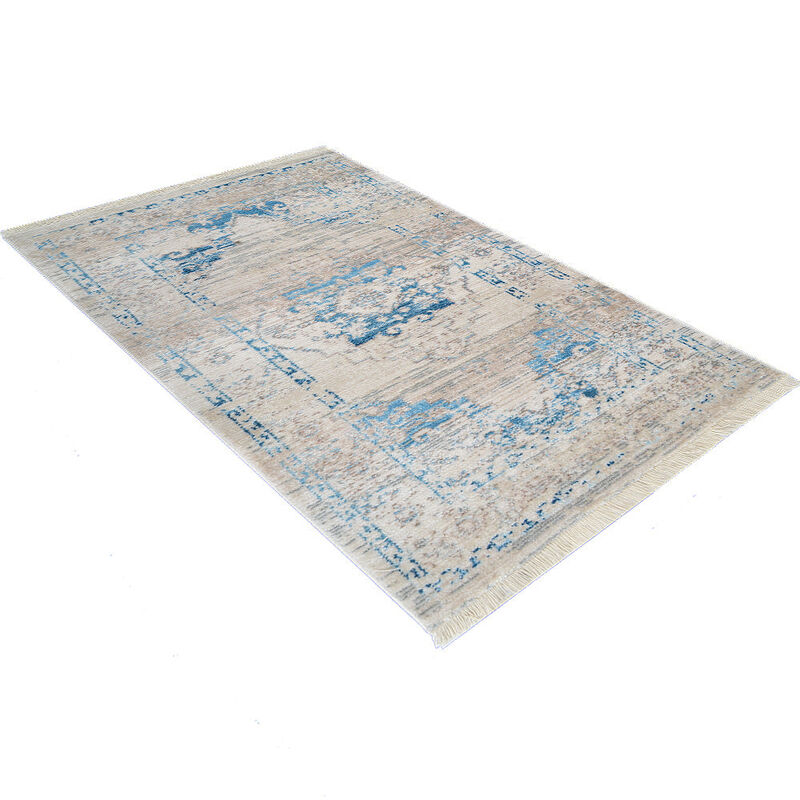 RUGSOTIC CARPETS MACHINE MADE POLYESTER AREA RUGS  - Rectangle Shape, Classic Oriental Traditional  Design, Low Pile Machine Made Area Rugs (M00085) image number 2