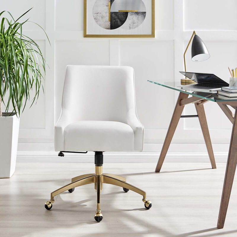 Modway Furniture - Discern Performance Velvet Office Chair image number 6