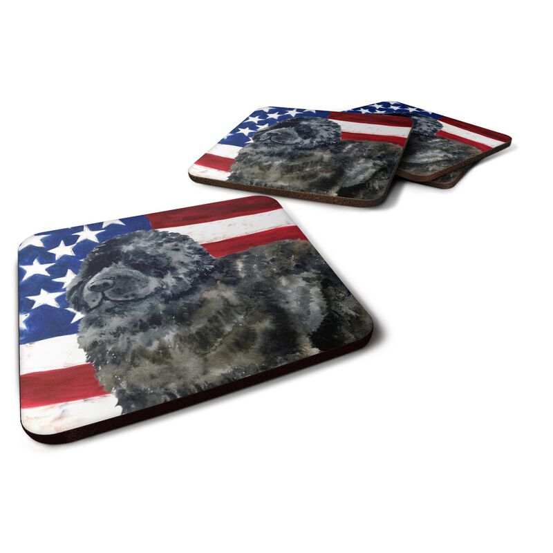 Caroline's Treasures Newfoundland Patriotic Decorative coasters, Multicolor
