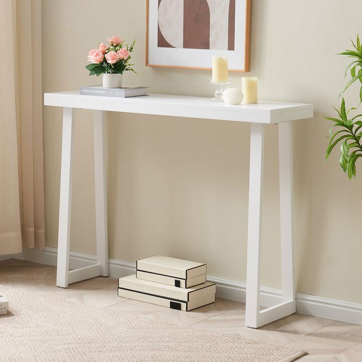 Kings Brand Furniture Claude Narrow Console Table Perfect for Sofa Table, Entryway Table