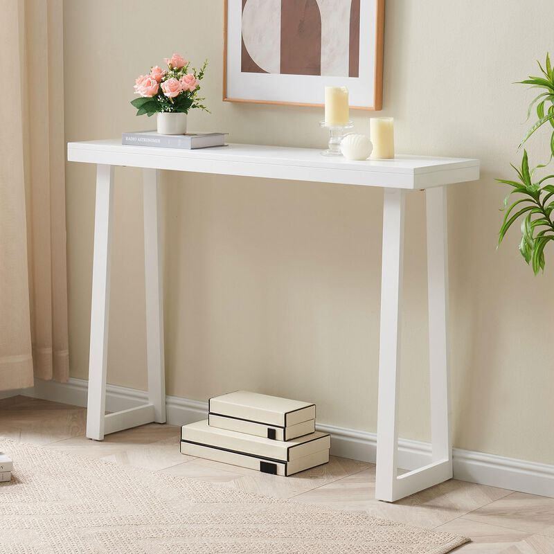 Kings Brand Furniture Claude Narrow Console Table Perfect for Sofa Table, Entryway Table