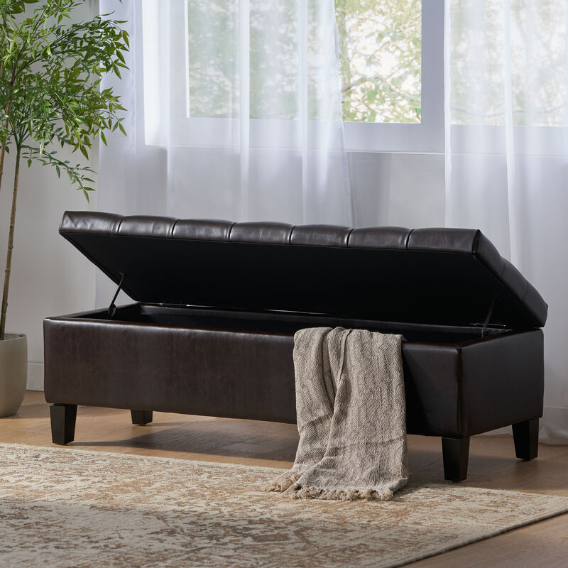 Merax Ottoman Bench with Storage image number 5