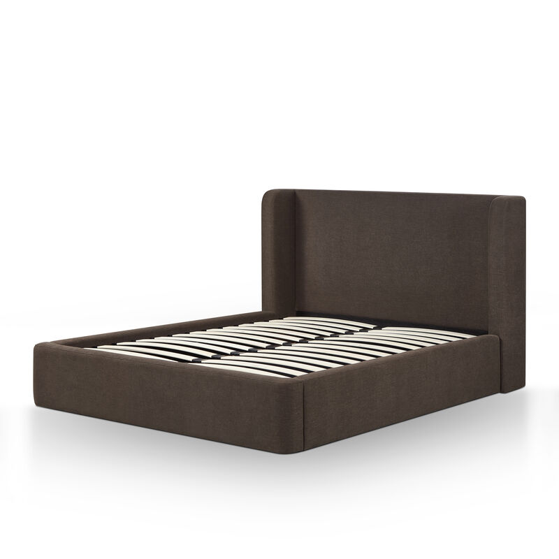Harmony Tan Performance Chenille Queen Bed image number 3