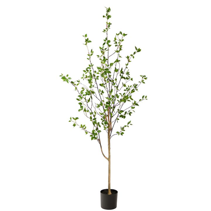 Nearly Natural 6.5-in Minimalist Citrus Artificial Tree