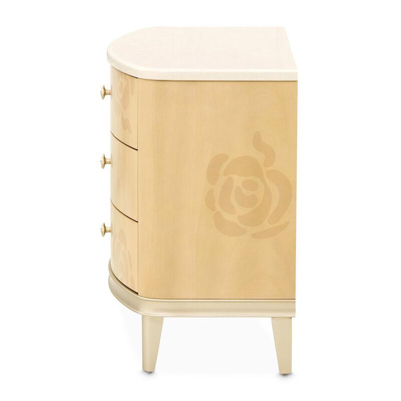 Camellia Field Nightstand - Caramel image number 2
