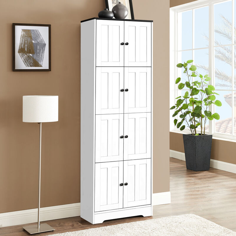 Streamdale 4-Door Tall Storage Cabinet for Various Rooms