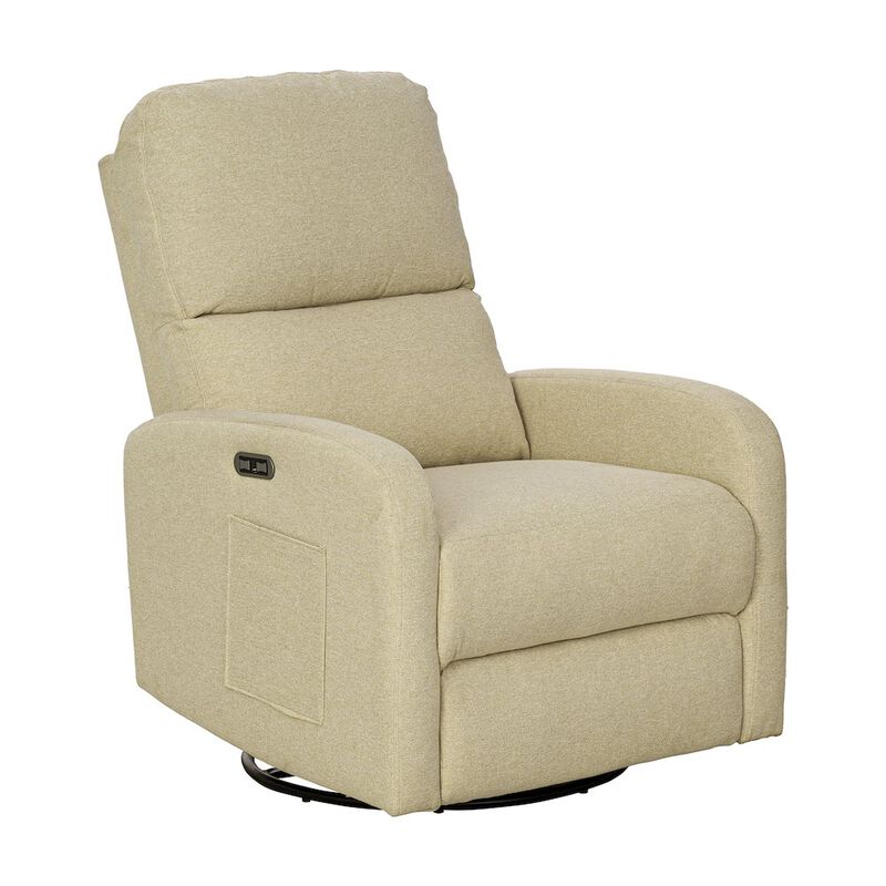 INK+IVY Power Recliner 3-in-1 with Swivel, Glider, USB Ports