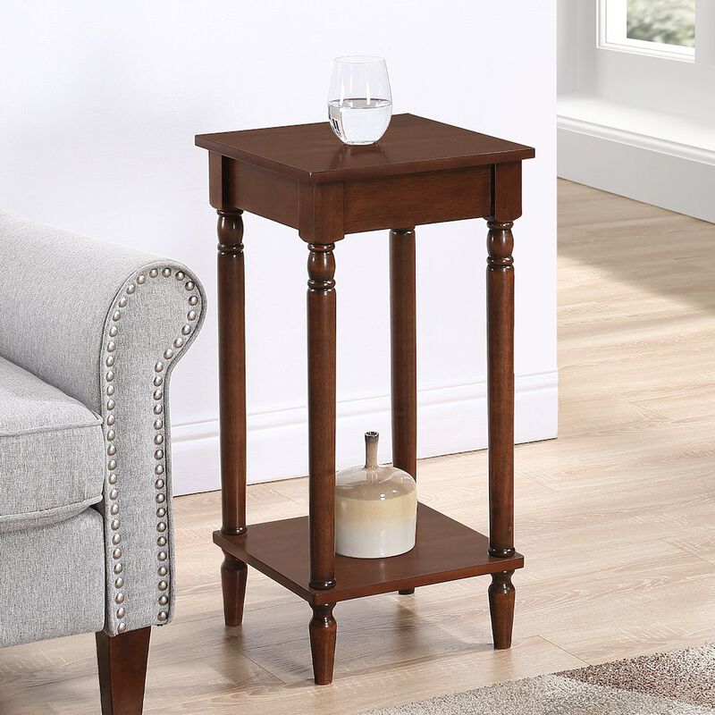 Convenience Concepts French Country Kim End Table with Shelf