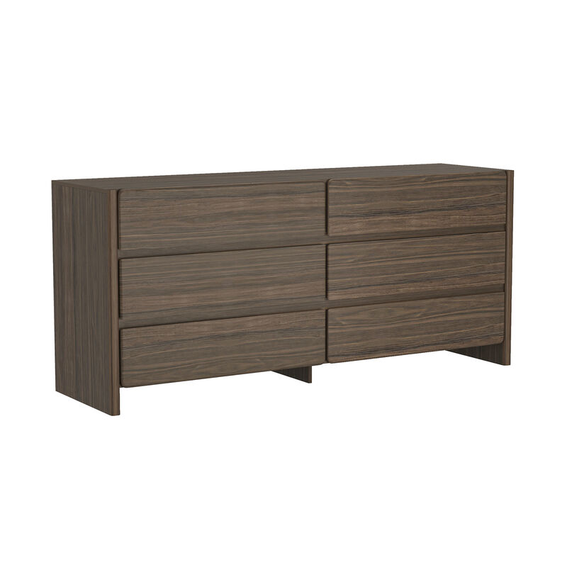 Linda Brown 2-Piece Double Wide Dresser and Nightstand