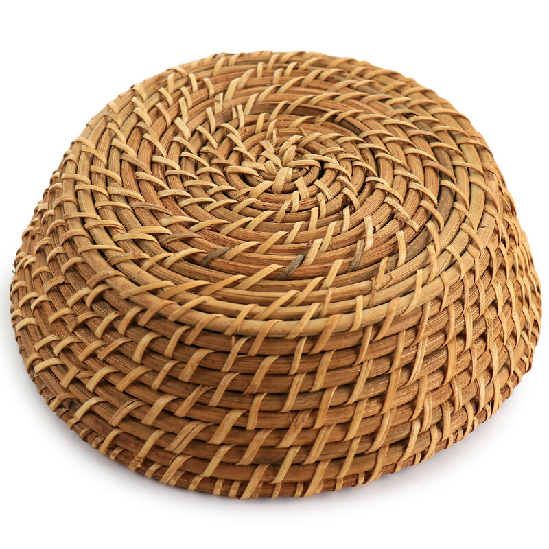 Martha Stewart 9 Inch Rattan Woven Loaf Basket in Brown