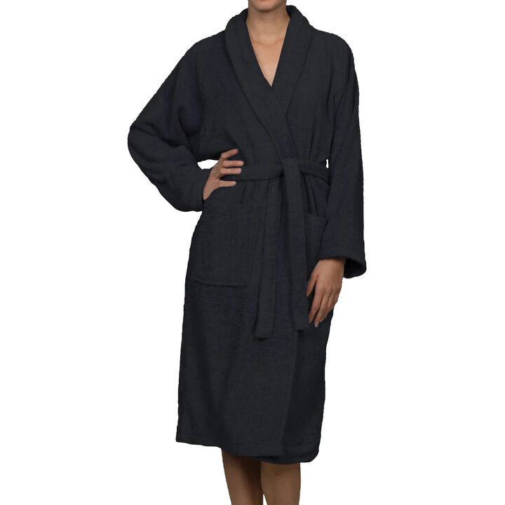 Ultra Soft Cotton Terry Bath Robe for Adults Unisex Comfort Fit