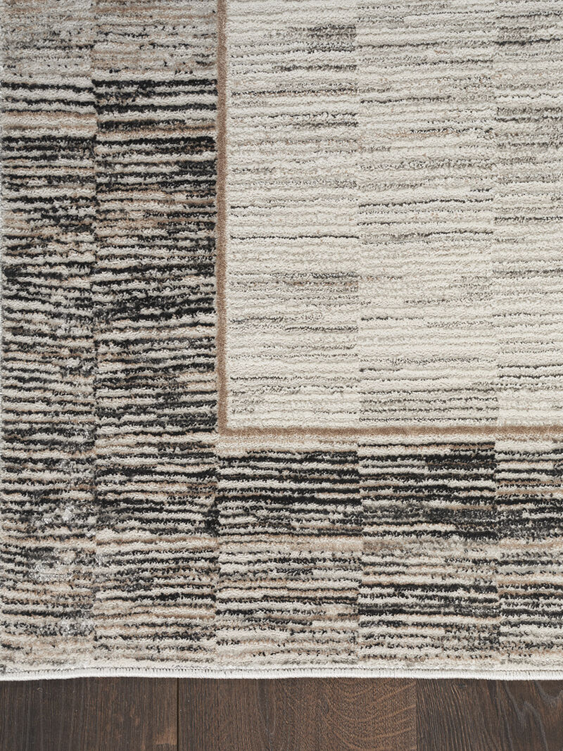 Desire DSR02 Gray/Black 9' x 12' Rug