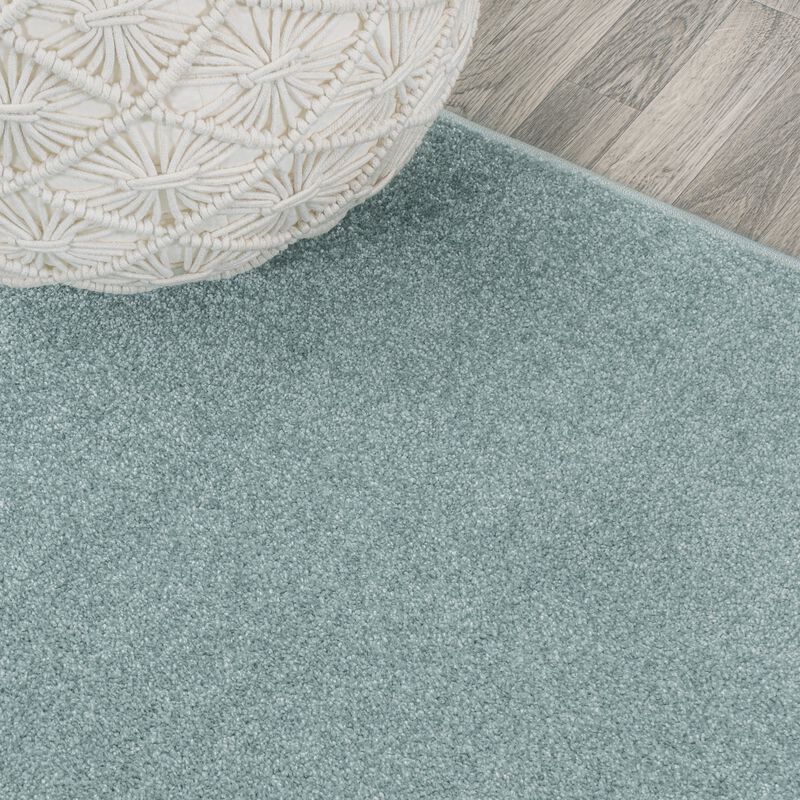 Haze Solid Low Pile Square Area Rug