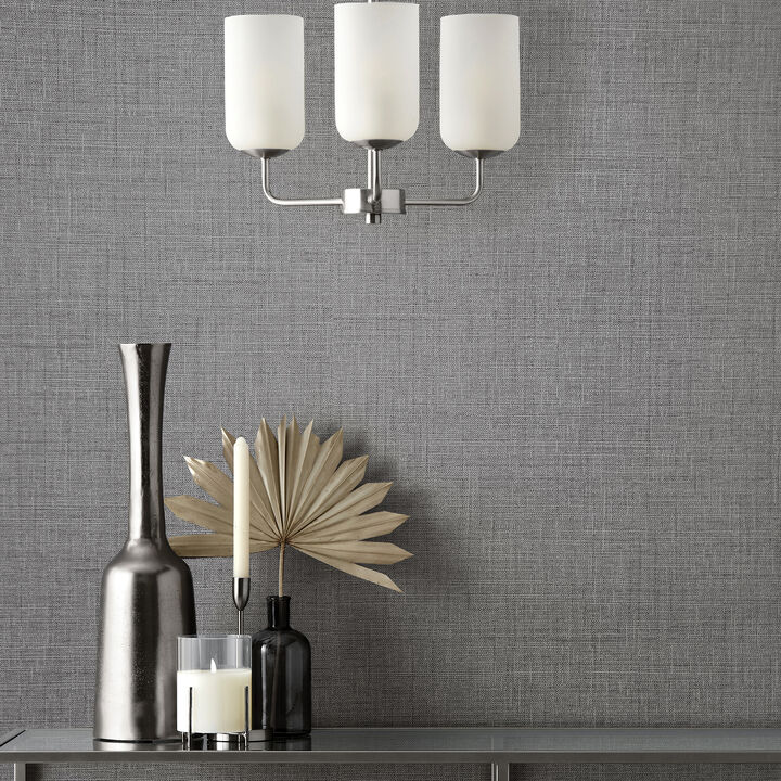 Weber Dark Grey Texture Wallpaper (Set of 2)