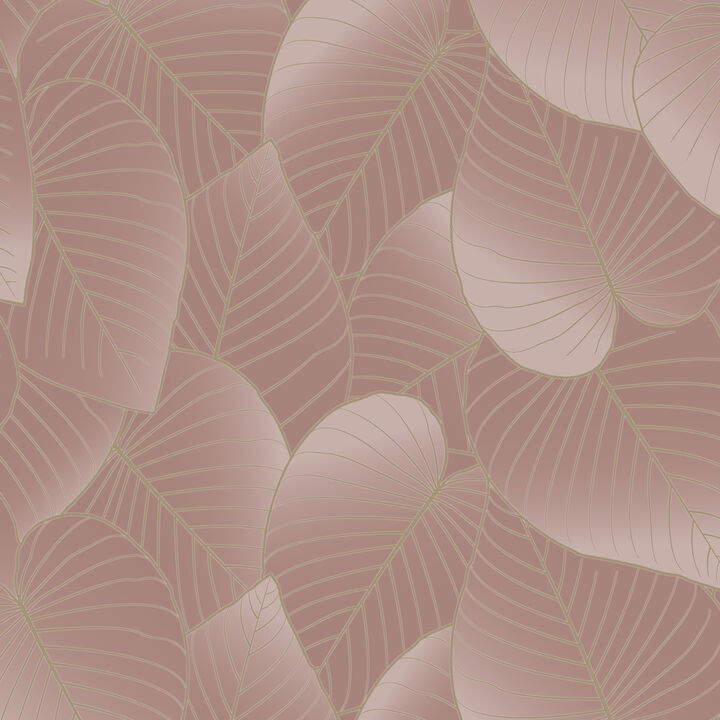 Graphic Leaves Wallpaper