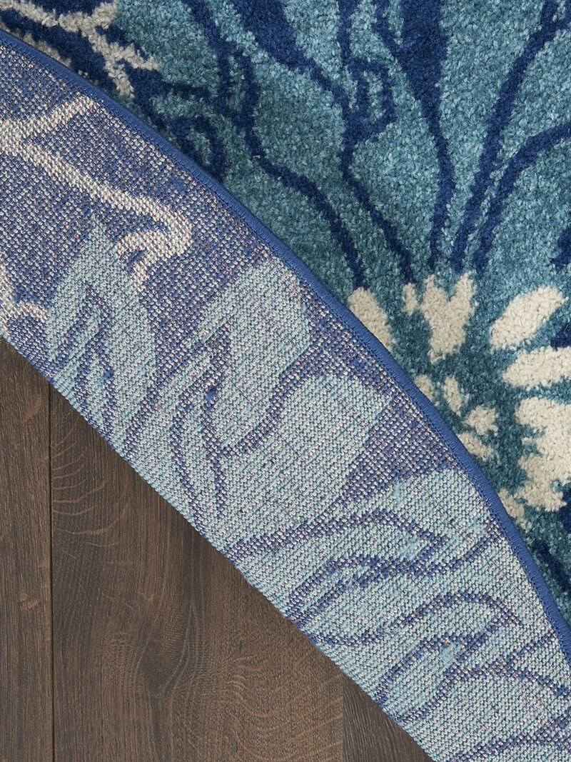 Passion PSN17 Navy/Ivory 5'3" x 7'3" Rug image number 2