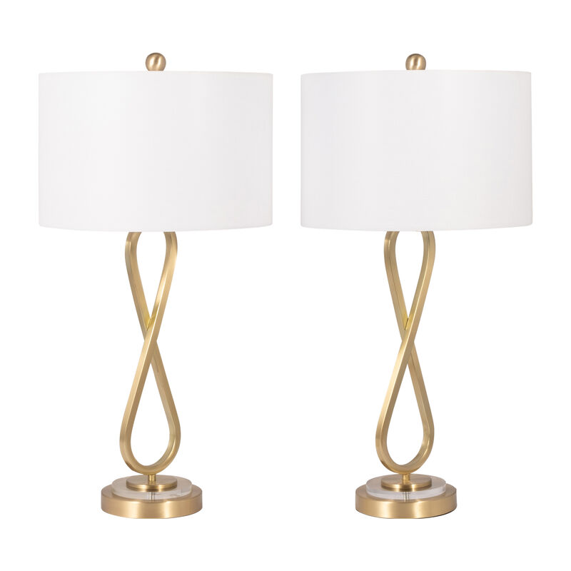 Metal S/2 Infinity Table Lamps image number 2