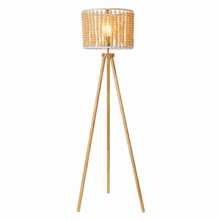 ELEMENT ACE Slim Tall Three-Legged Standing Floor Lamp with Foot Switch Control, Plug-In Operation, Ideal for Reading Corners, Bedside, Study Areas and Living Rooms