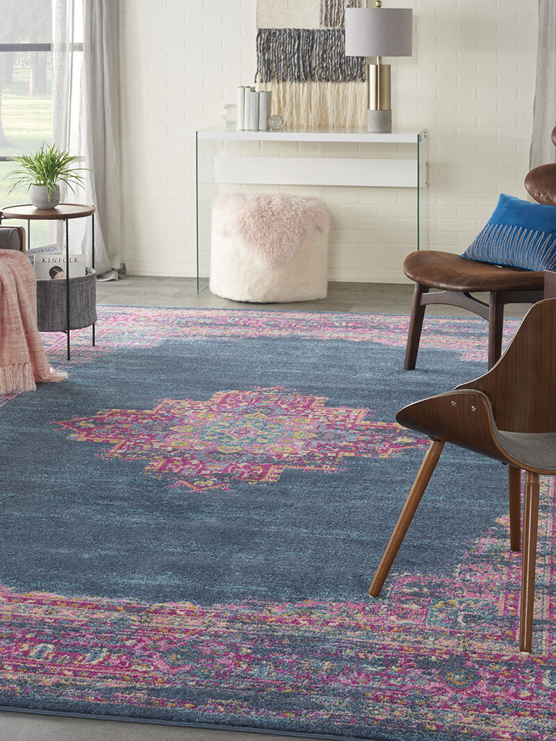 Passion PSN03 Blue 12' x 18' Rug image number 2