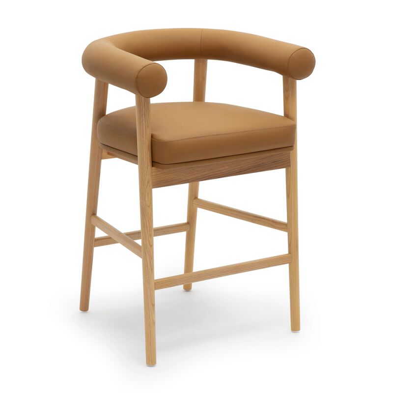 Spara Vegan Leather Counter Stool
