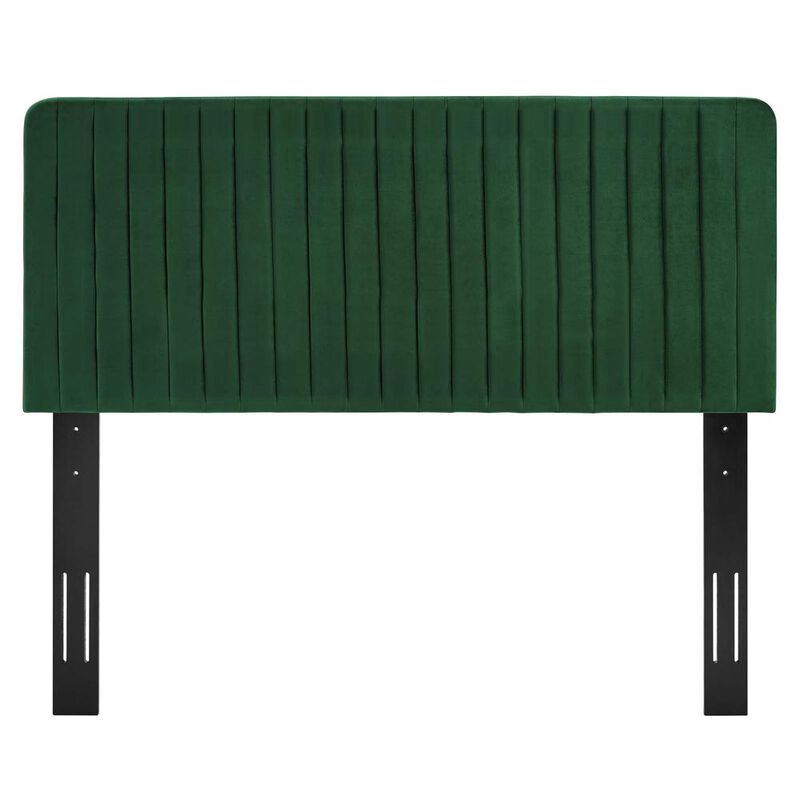 Milenna Channel Tufted Performance Velvet King/California King Headboard image number 1