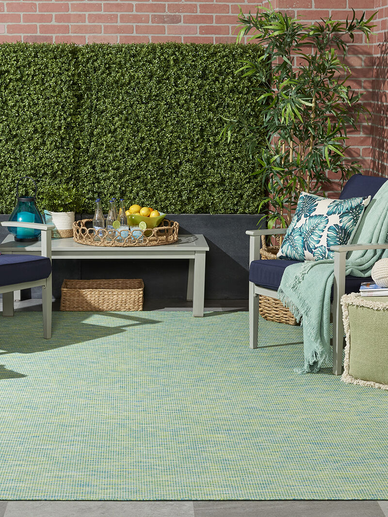 Positano POS01 Blue/Green 10' x 14' Rug