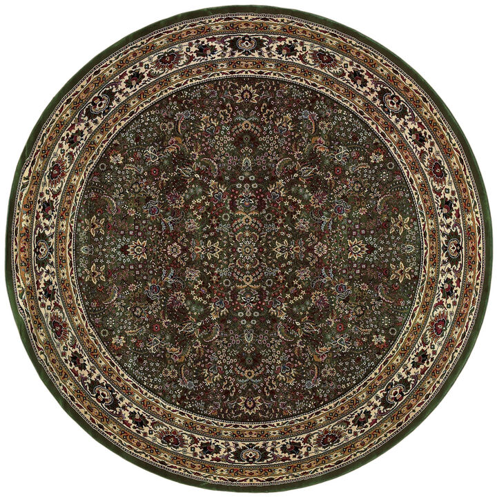 HomeRoots Oriental Round Rug