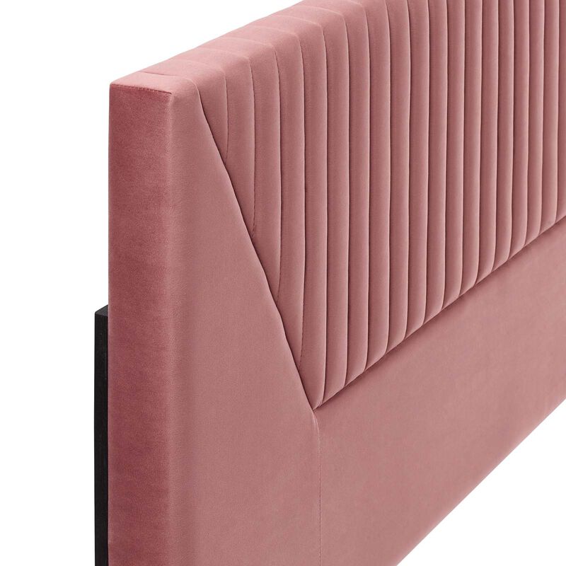 Modway - Patience Channel Tufted Performance Velvet King/California King Headboard image number 4