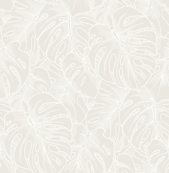 Balboa White Botanical Wallpaper