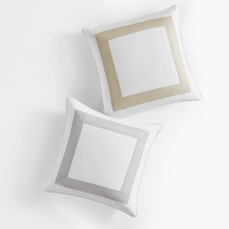 Gracie Mills Davidson Natural Linen European Pillow Sham