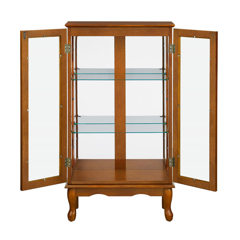 Streamdale Lighted Curio Cabinet with Adjustable Shelves image number 8