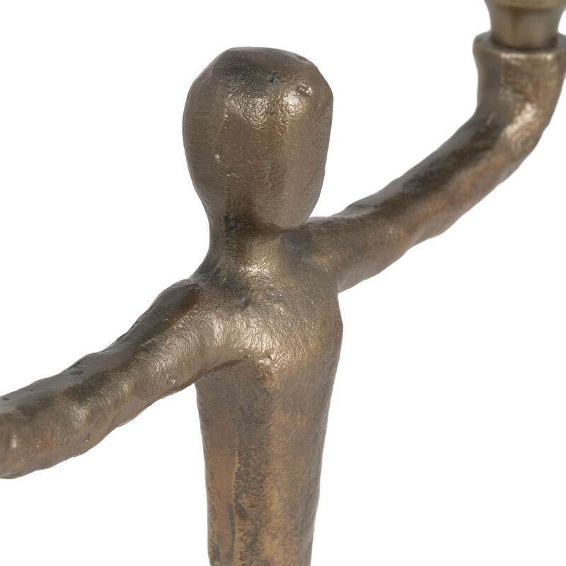 Metal 12" 2 Taper Candelabra image number 4