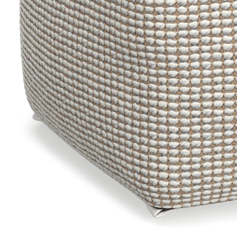 Simpli Home Zelma 24W Square Celtic Indoor/Outdoor Pouf image number 7