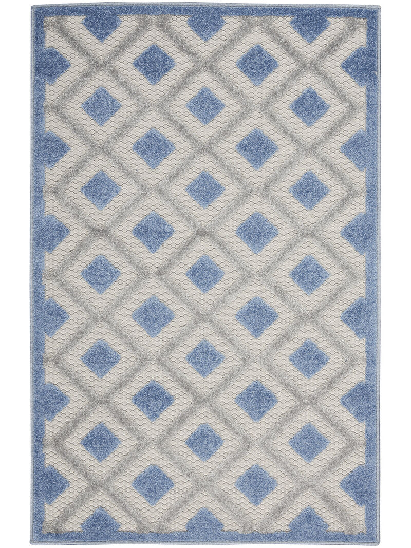 Aloha ALH26 Blue/Gray 2'8" x 4' Rug