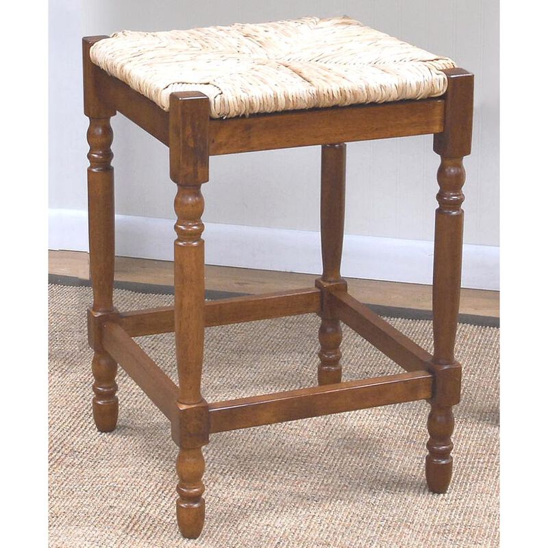 Carolina Living Hawthorne 24 Counter Stool - Walnut