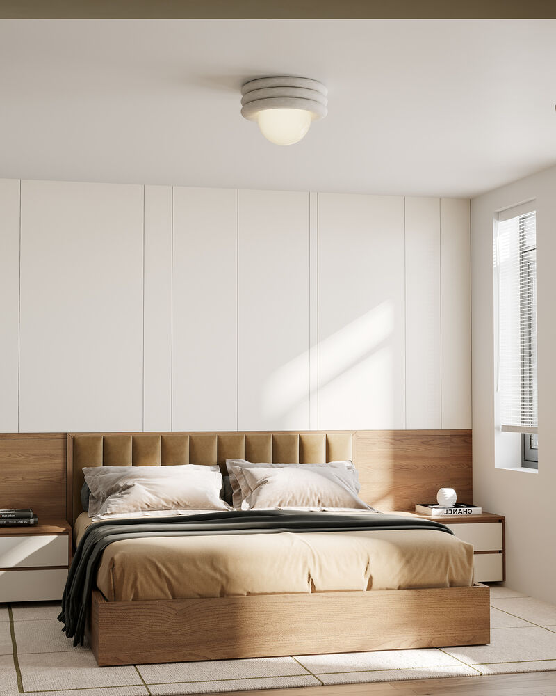 Harvey 12 in Socket Semi Flush Mount image number 4