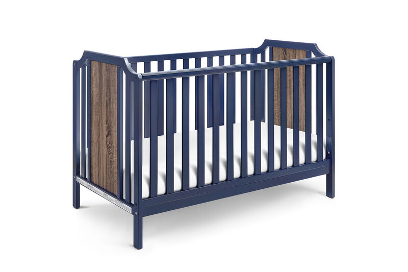 Suite Bebe Brees 3-in-1 Convertible Island Crib Black/Brownstone
