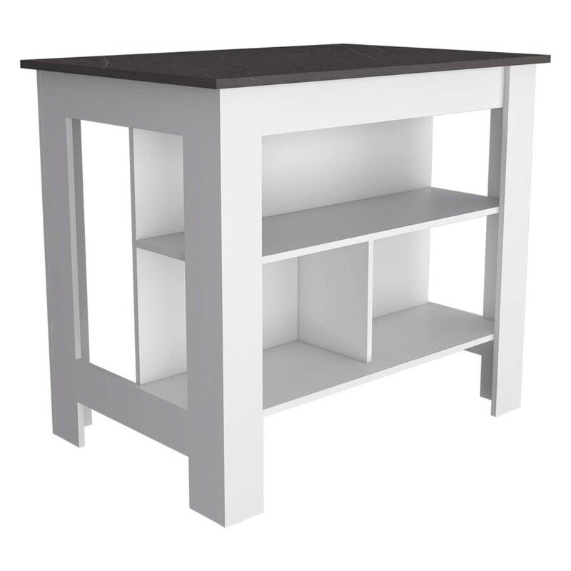 Delos Kitchen Island White - Onix