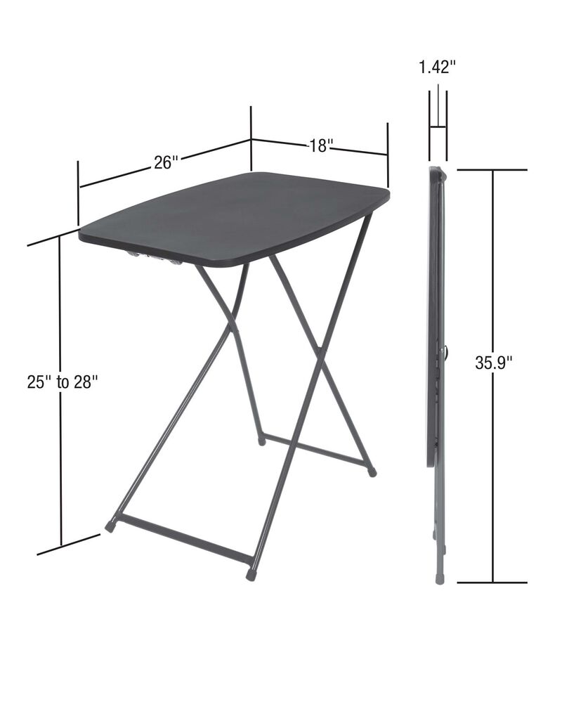 Personal Folding Activity Table with Adjustable Height