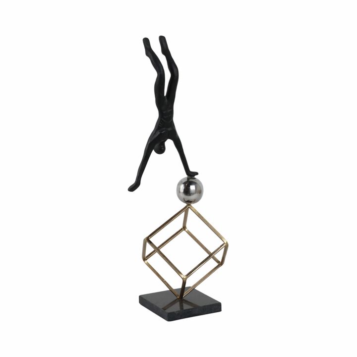 Gymnast On Ball & Cube