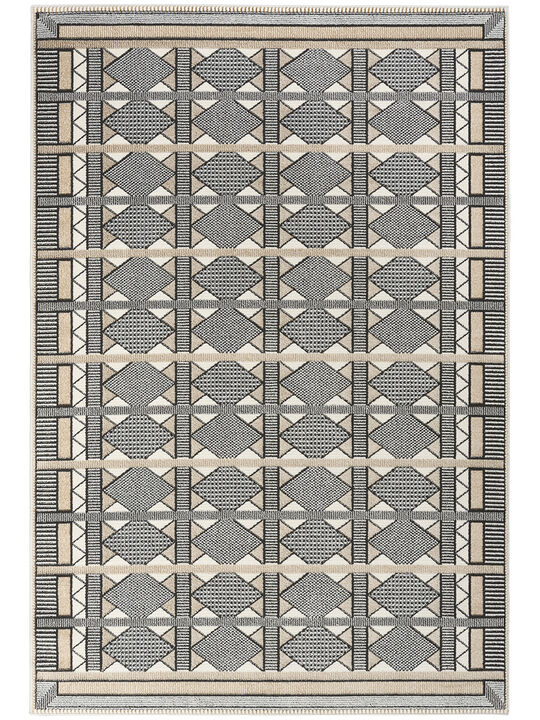 Nordic NRC06 Ivory/Multicolor 4' x 6' Rug