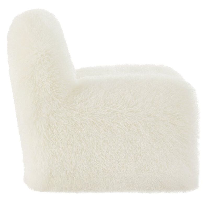 Mina Faux Fur Accent Chair image number 4