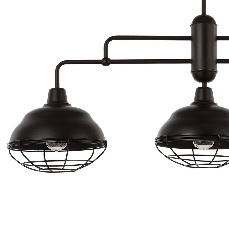Levi Industrial Farmhouse Iron LED Pendant