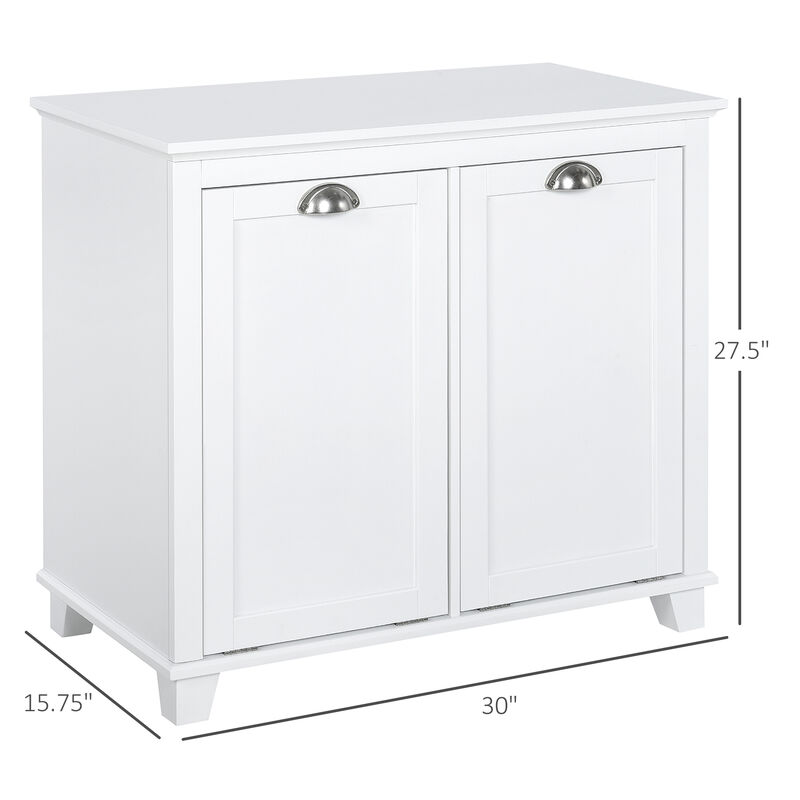 Bathroom Display Stand Tower w/Open Depot for Easy Use & Towel Cupboard, White