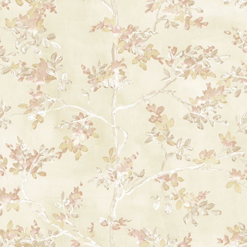 Blooming Garden Floral Beige Wallpaper 8320 image number 0