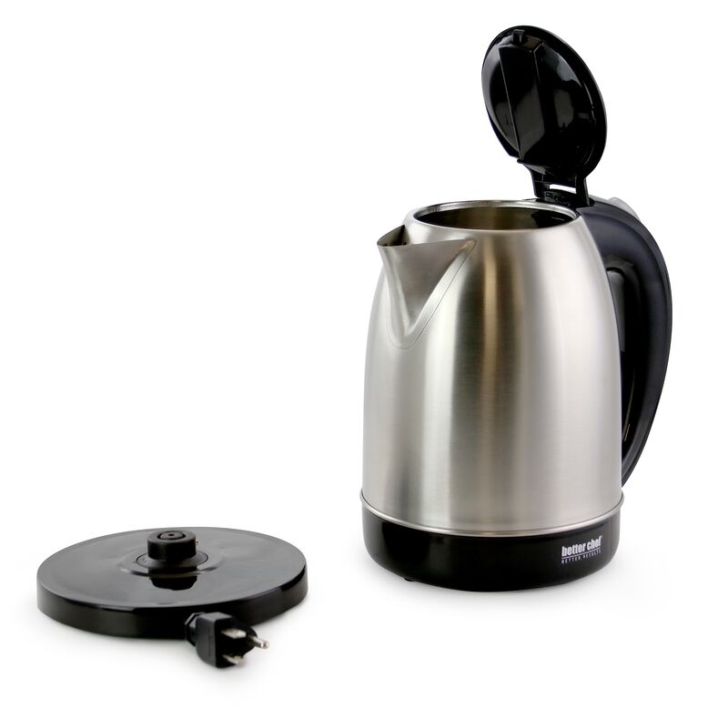 Better Chef 1.7 L Cordless Stainless Steel Electric Tea Kettle